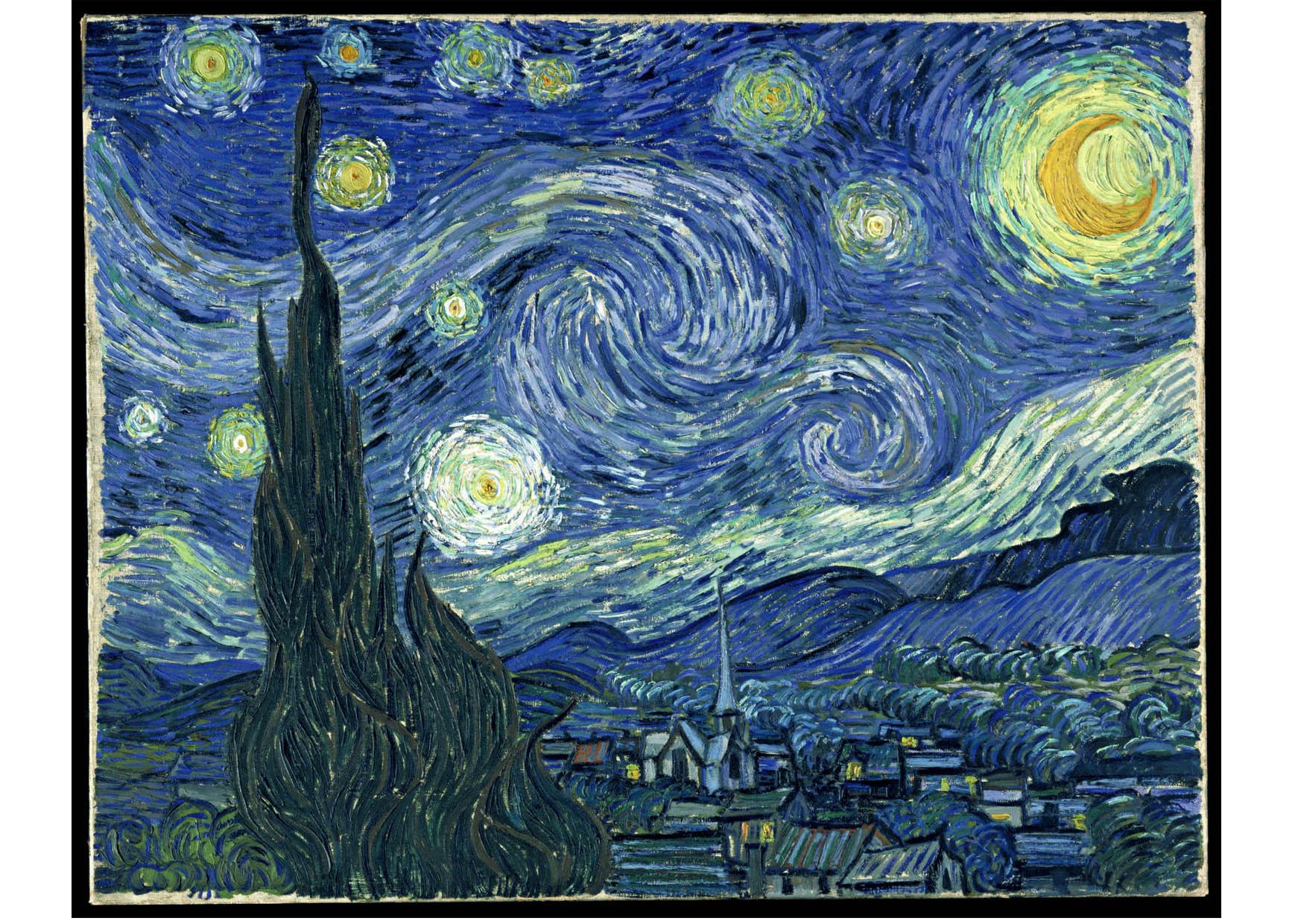 Image starry night - vincent van gogh