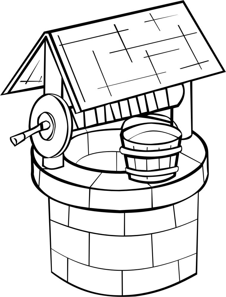 well Coloring page well