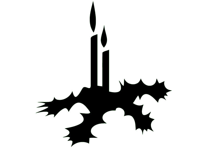 candle Coloring page candle