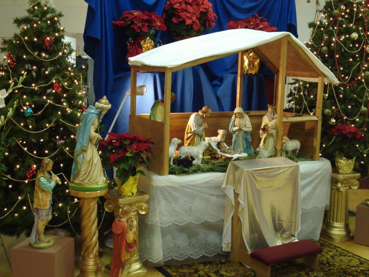 Photo christmas crib
