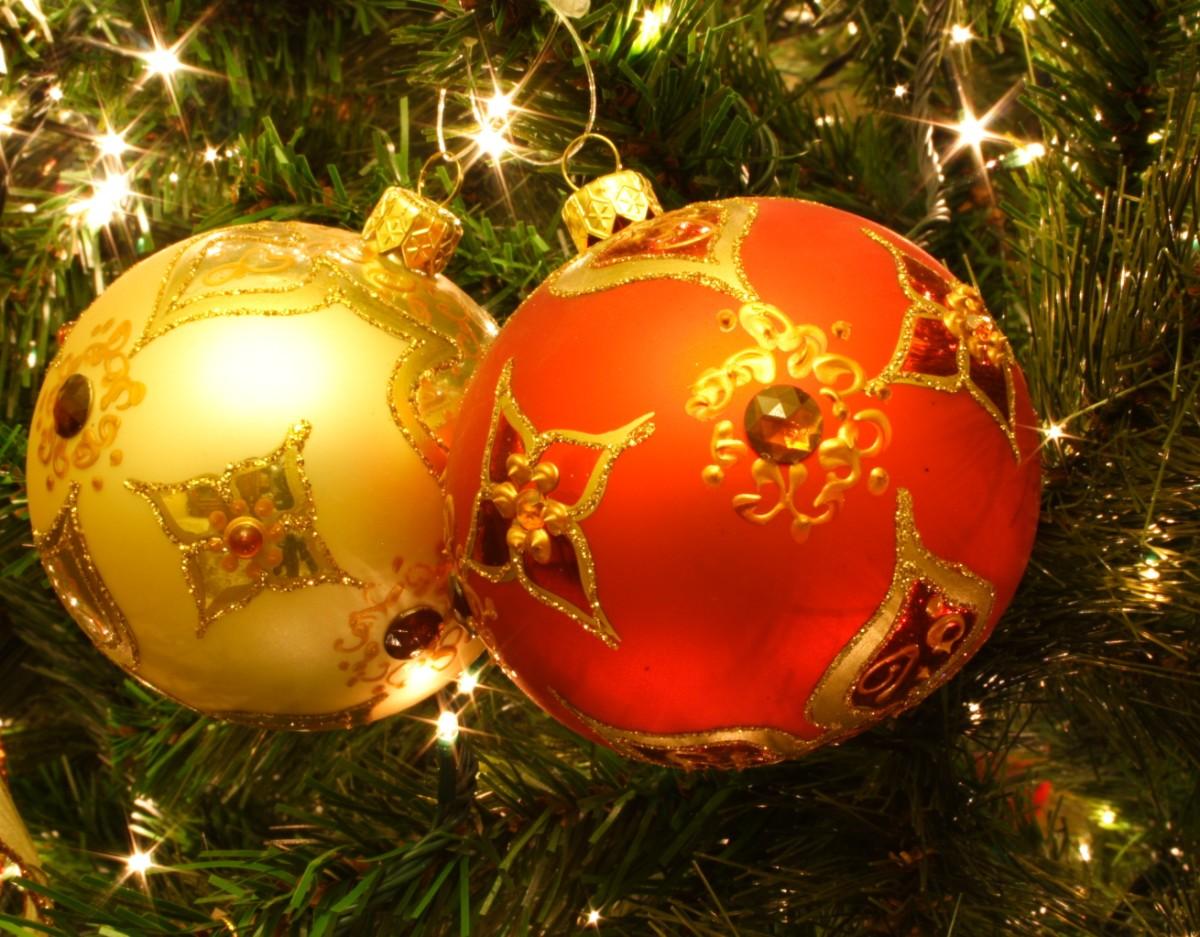 christmas baubles Photo christmas baubles