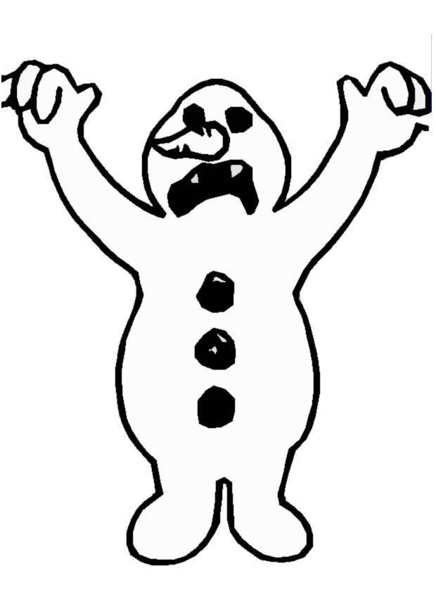Coloring page halloween monster