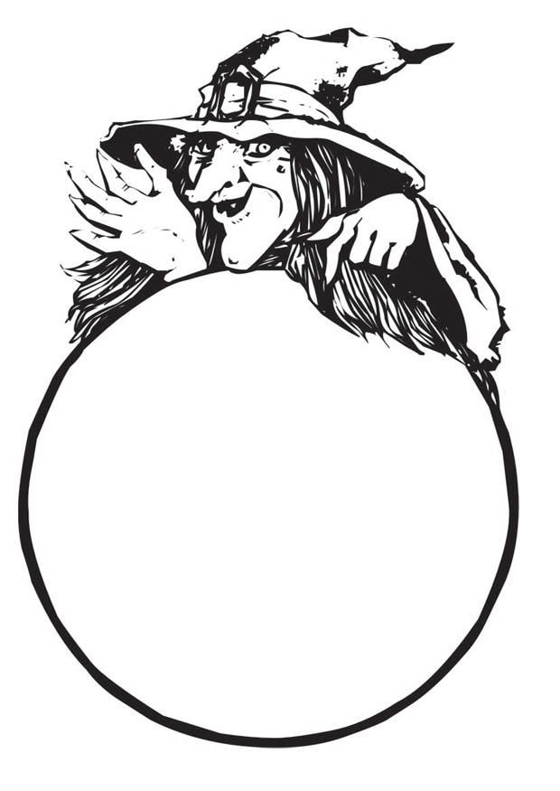 witch Coloring page witch