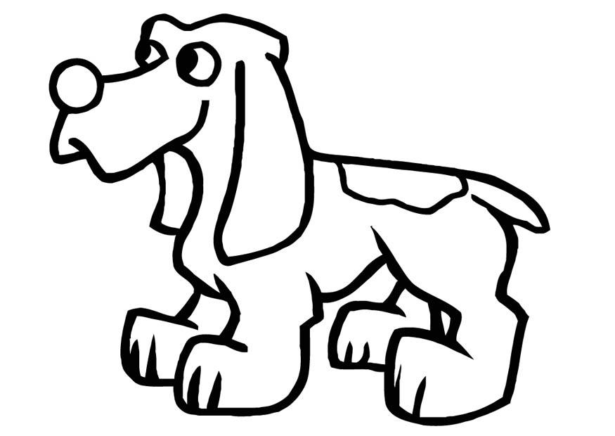 dog Coloring page dog