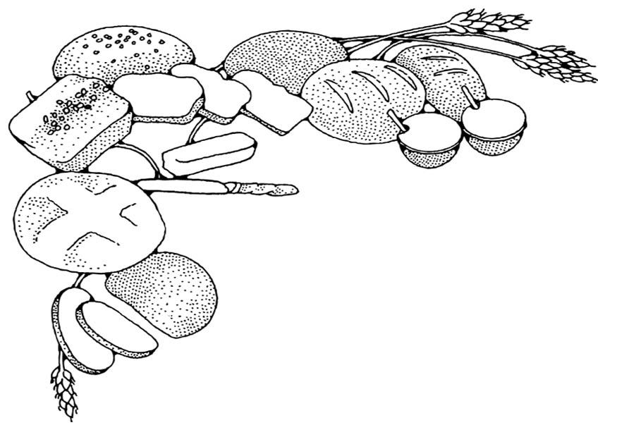 pastries Coloring page pastries