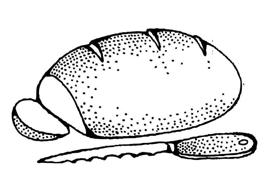 bread Coloring page bread