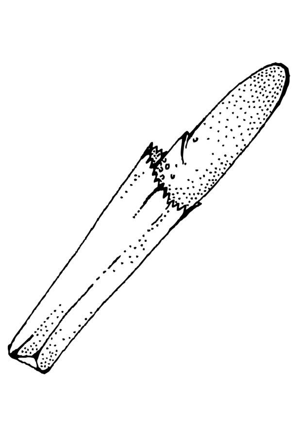 baguette Coloring page baguette