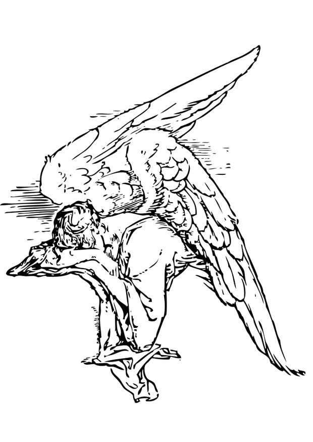 sad angel Coloring page sad angel