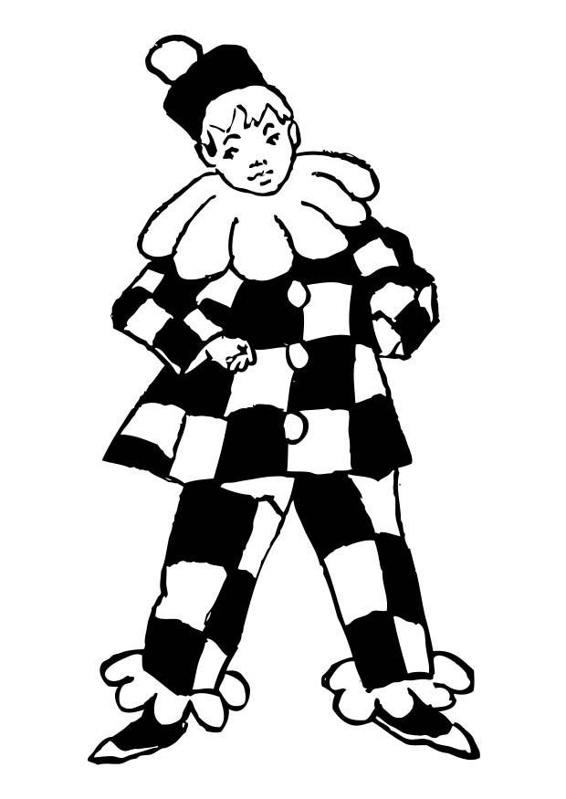clown Coloring page clown