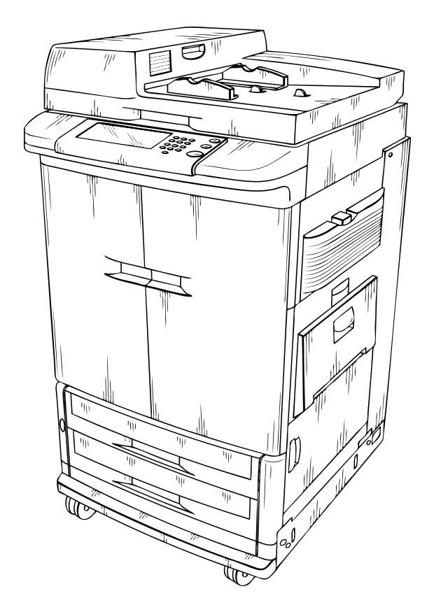 photocopier Coloring page photocopier