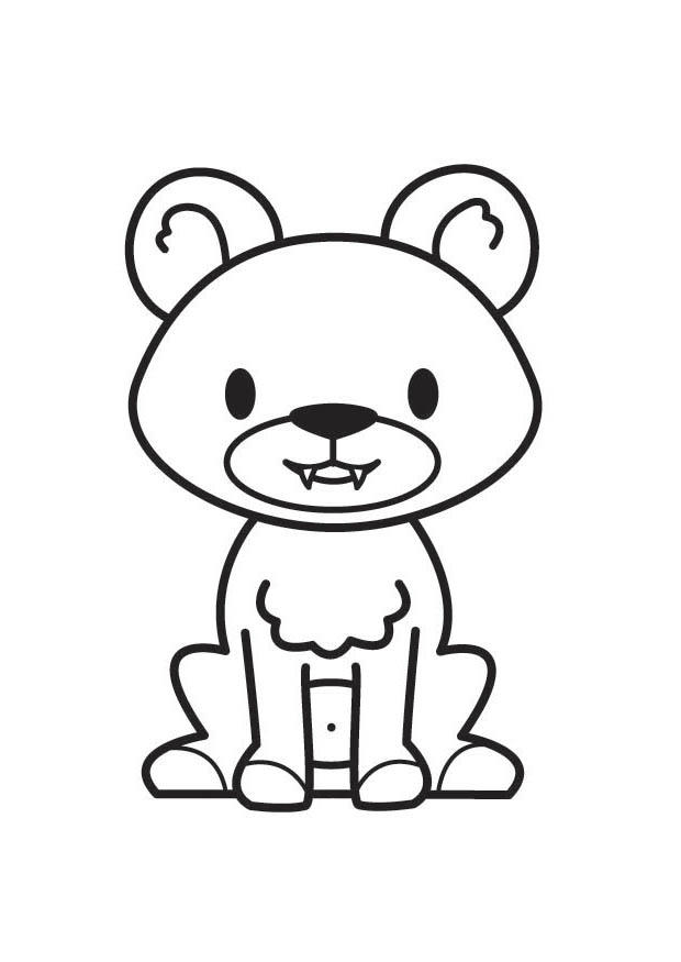 bear Coloring page bear
