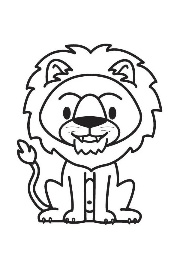 lion Coloring page lion
