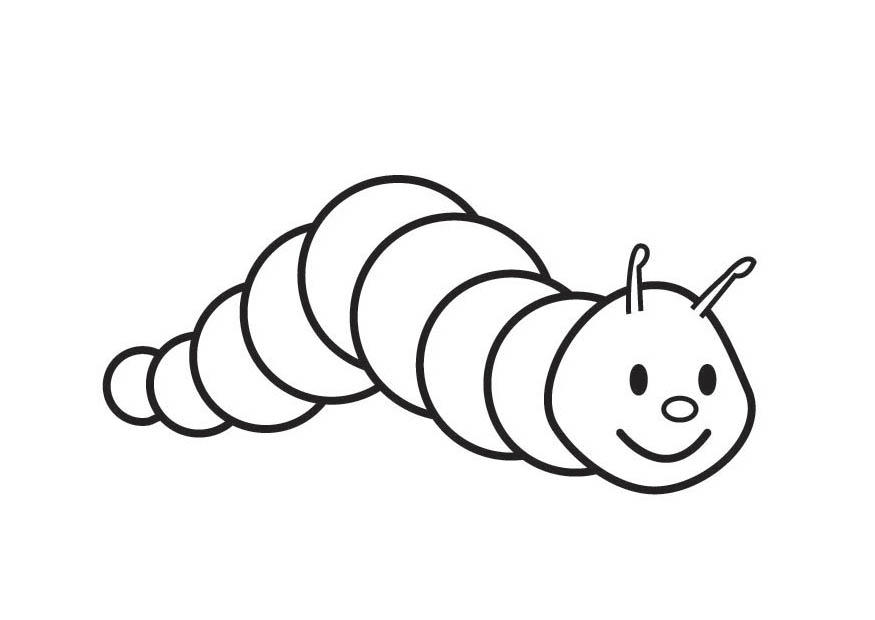 caterpillar Coloring page caterpillar