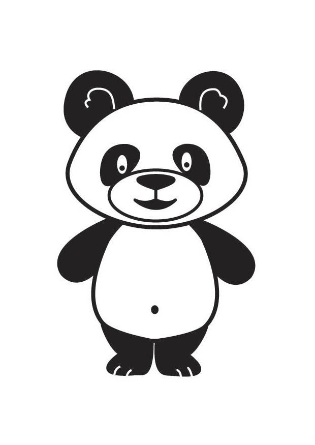panda Coloring page panda