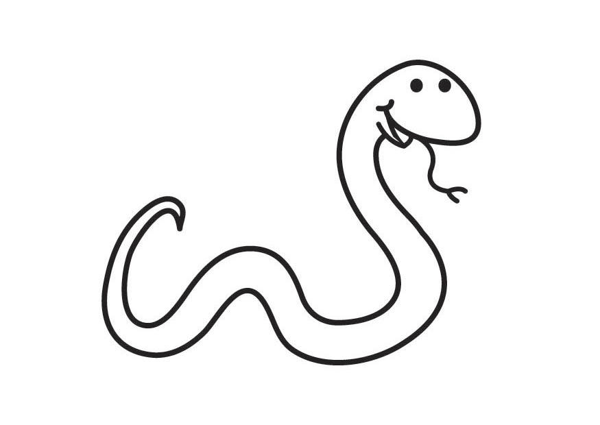 snake Coloring page snake