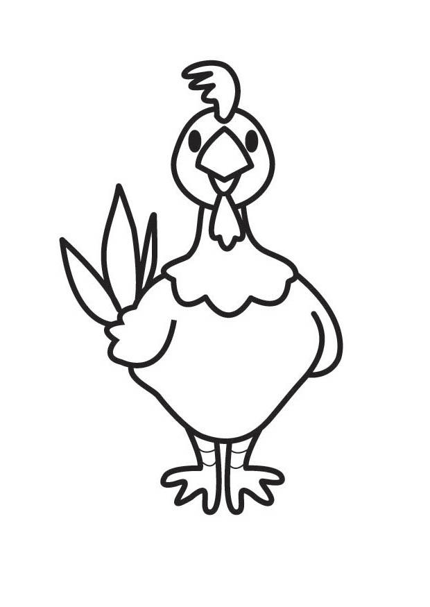 hen Coloring page hen