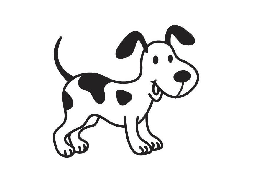 dog Coloring page dog