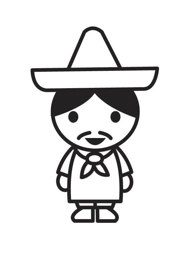 mexican Coloring page mexican