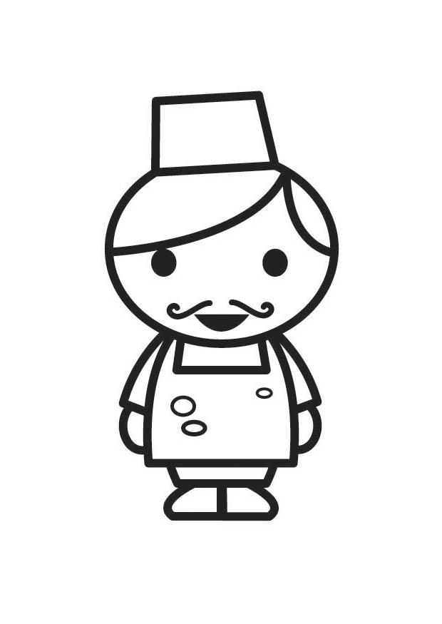 butcher Coloring page butcher