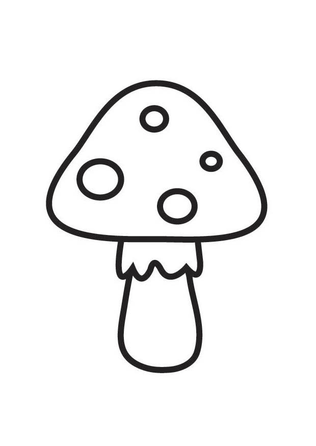 mushroom with spots Coloring page mushroom with spots