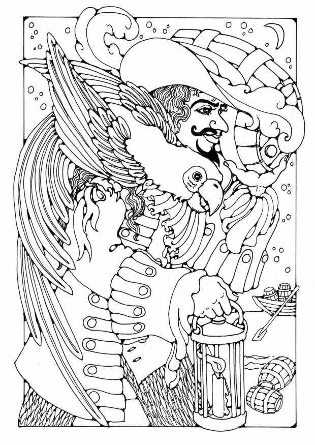 pirate - smuggler Coloring page pirate - smuggler