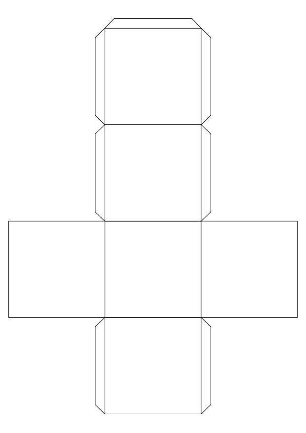 cube Coloring page cube
