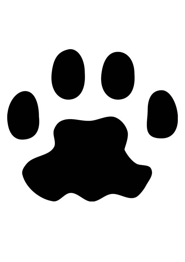 cats paw Coloring page cats paw