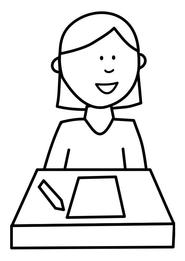 pupil Coloring page pupil