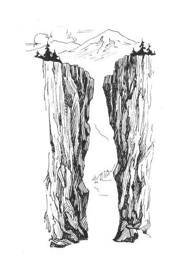 crevice Coloring page crevice
