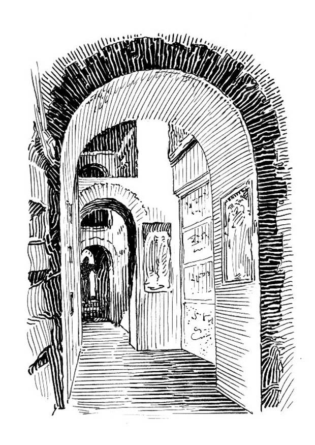 catacombs Coloring page catacombs