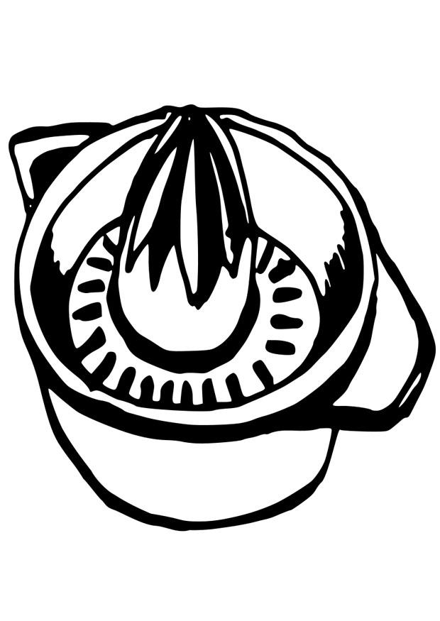 citrus press Coloring page citrus press