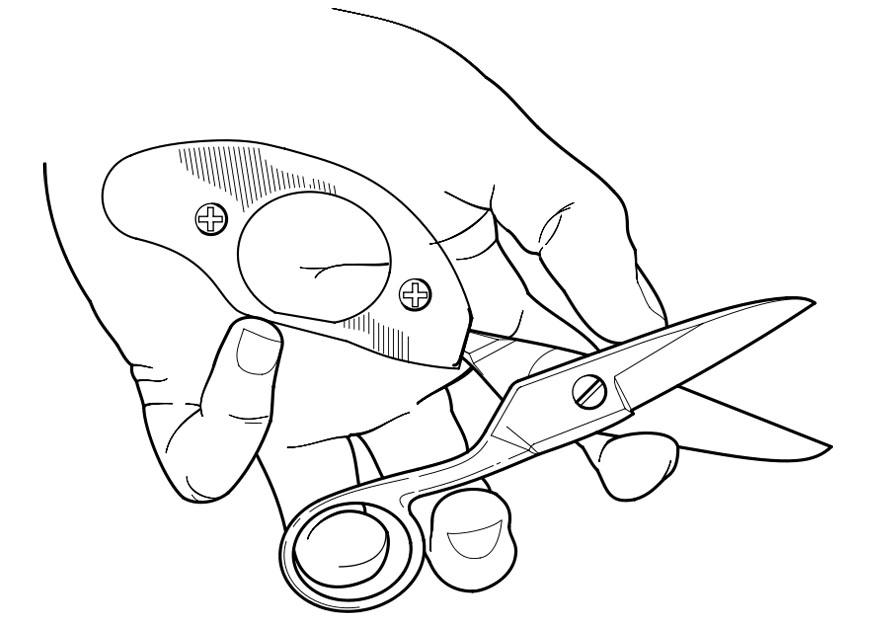 pair of scissors Coloring page pair of scissors