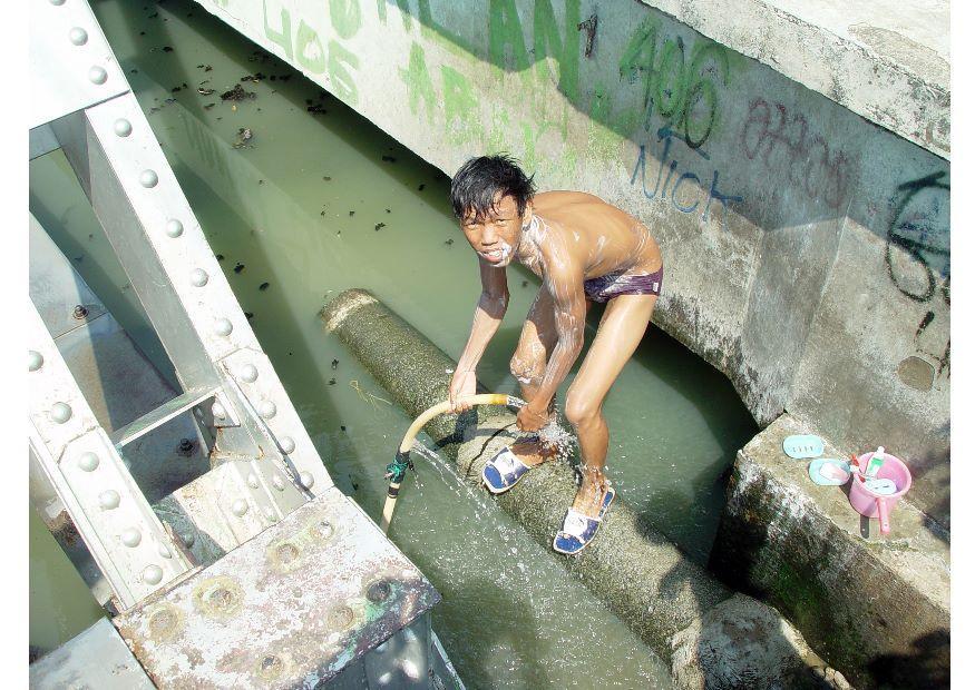 slums in jakarta Photo slums in jakarta