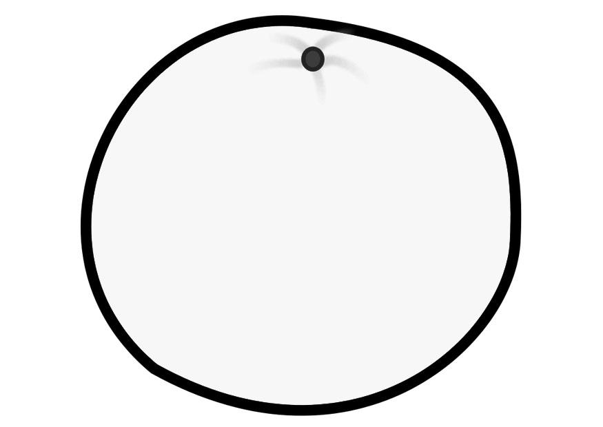 Coloring page orange