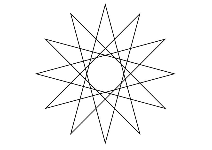 Coloring page star