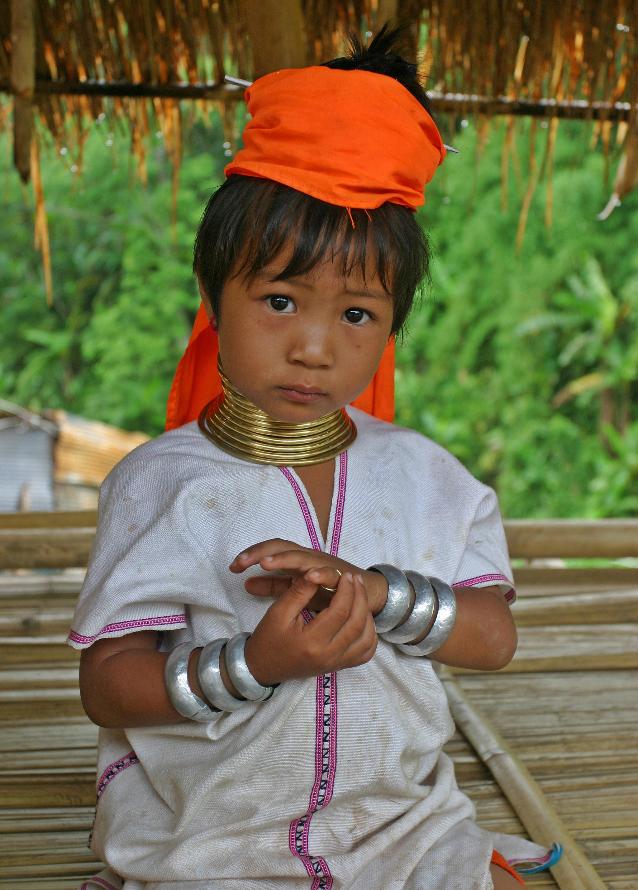 padaung girl Photo padaung girl