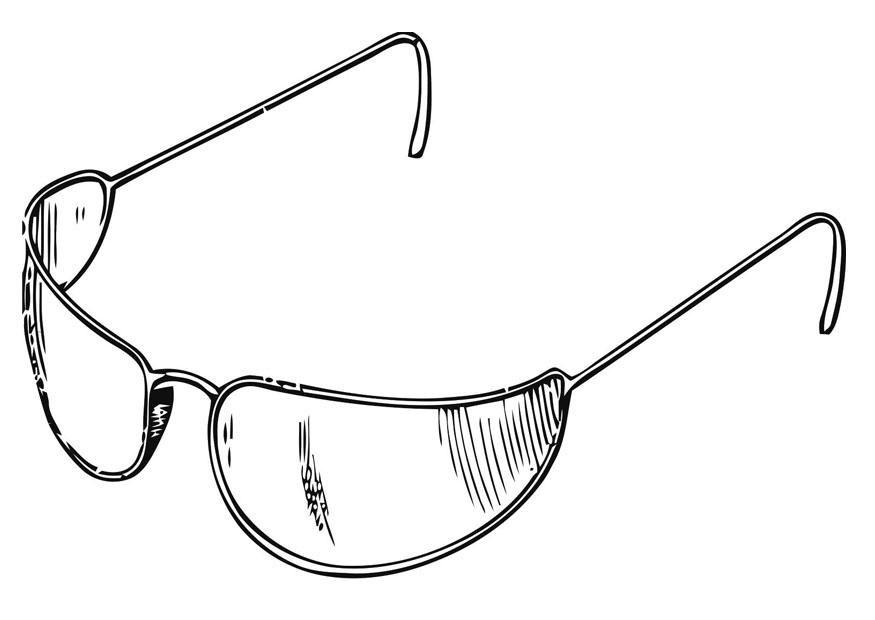 sunglasses Coloring page sunglasses