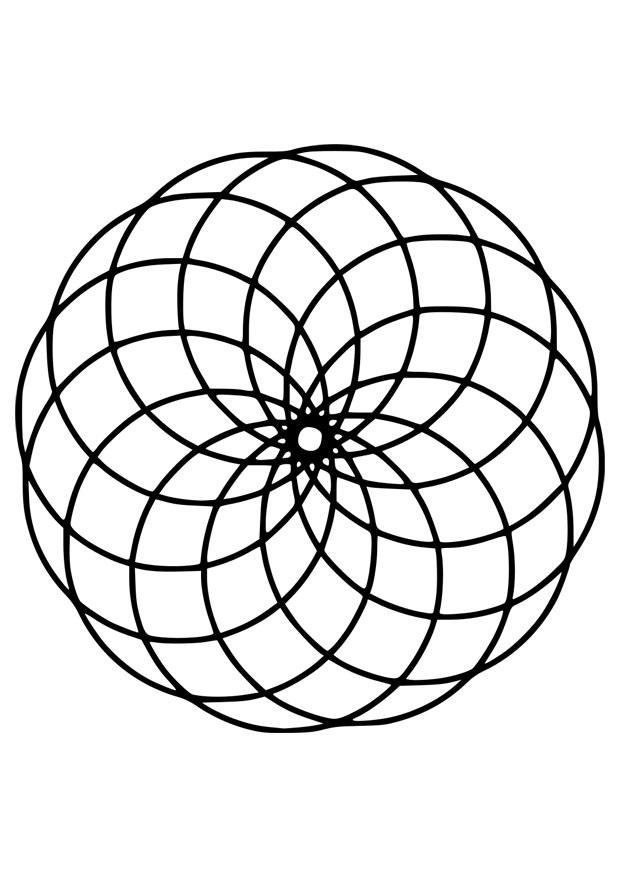 Coloring page mandala14