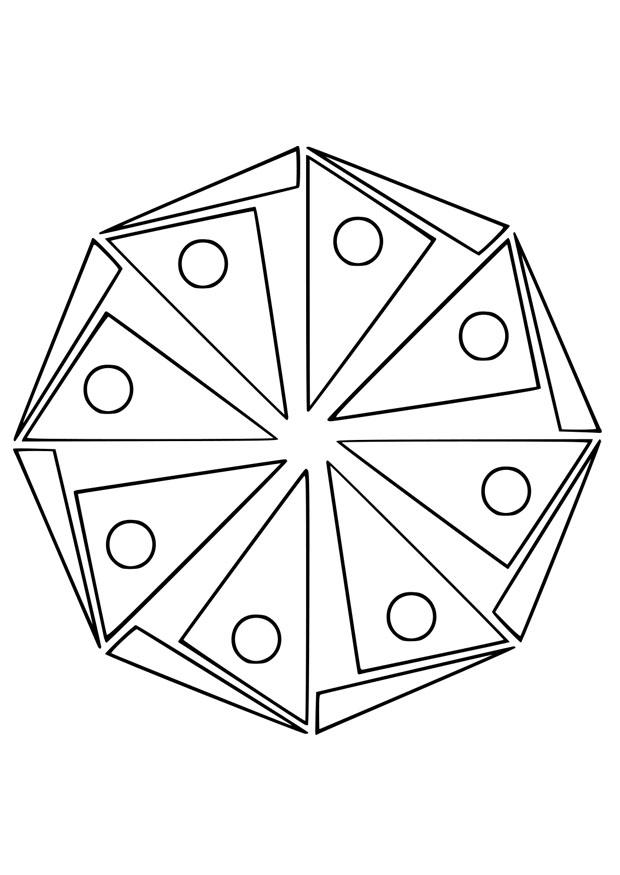 Coloring page mandala18