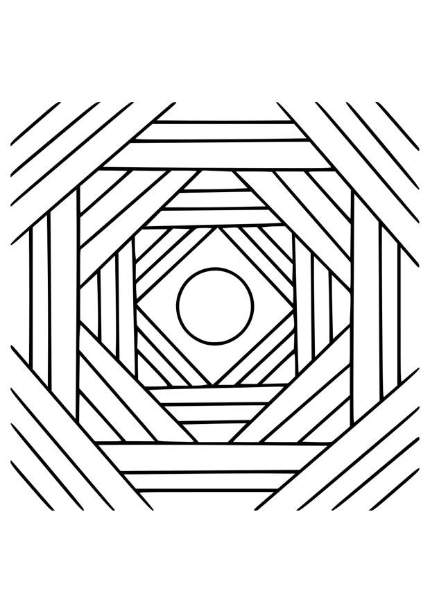 Coloring page mandala23
