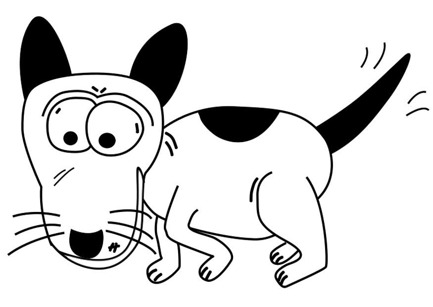 dog Coloring page dog