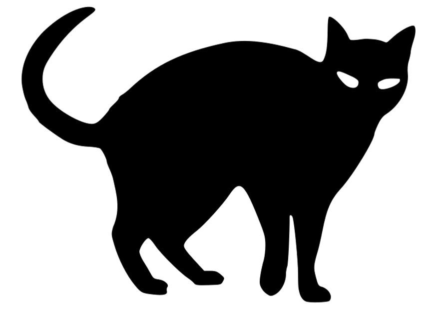 black cat Coloring page black cat