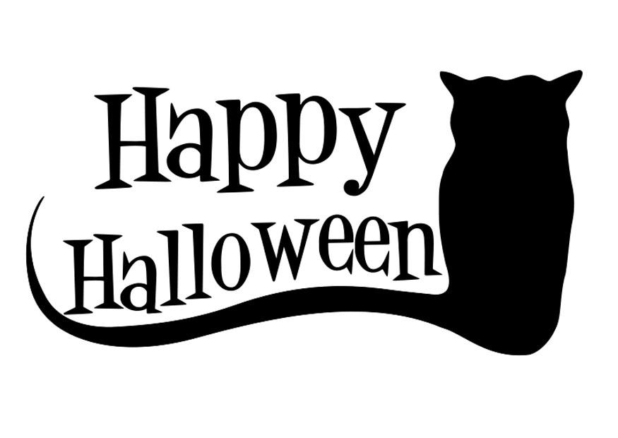 happy halloween Coloring page happy halloween