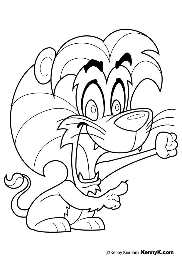 lion Coloring page lion