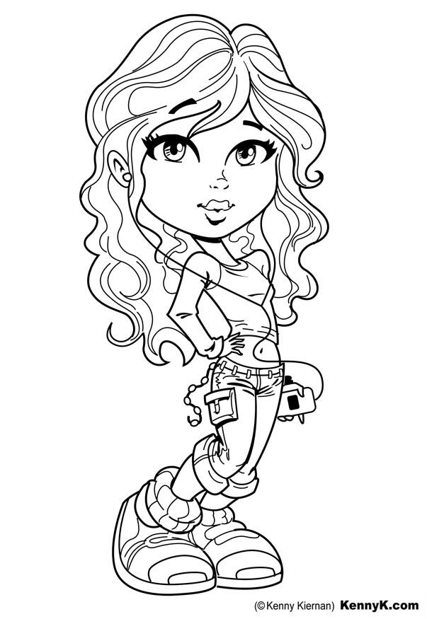 to listen to music Coloring page to listen to music