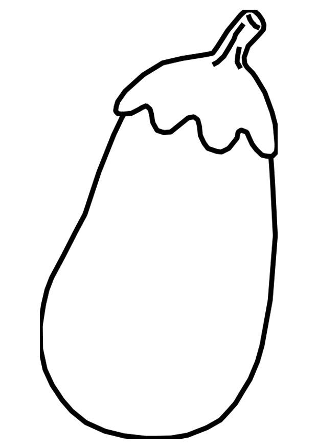 aubergine Coloring page aubergine