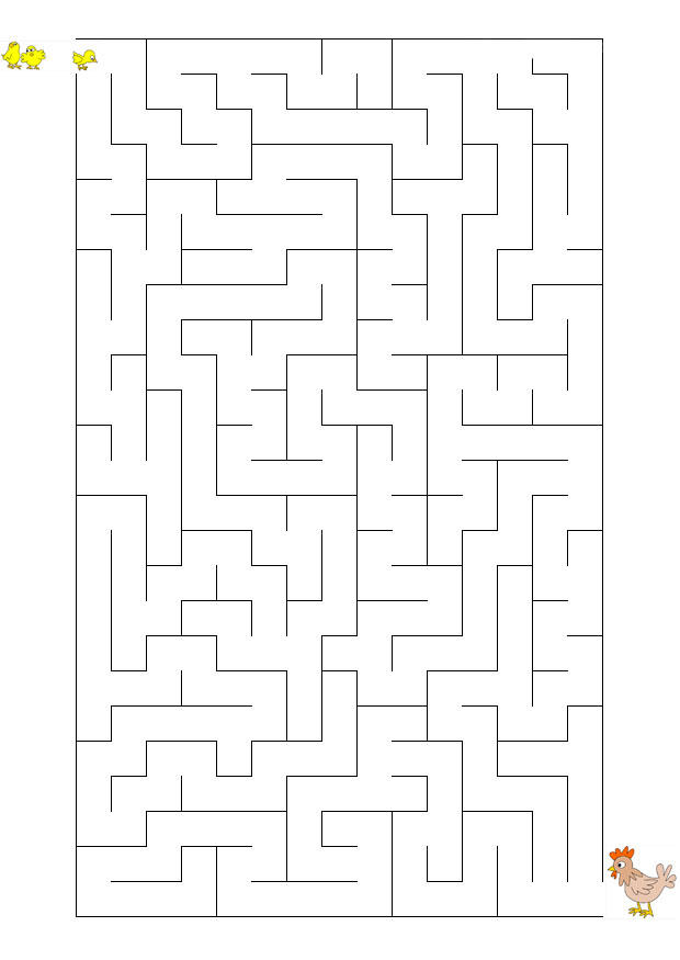 maze chicken Image maze chicken