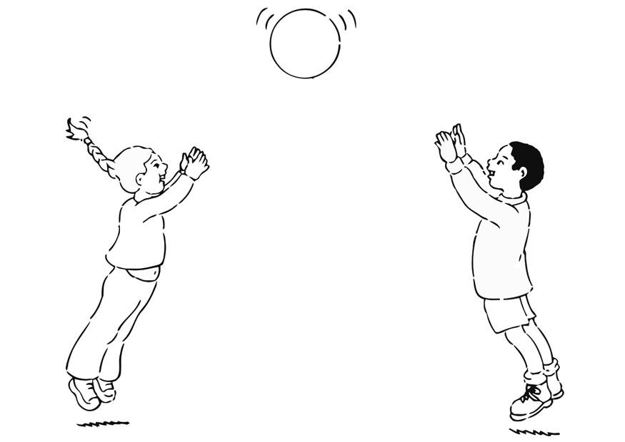 to play ball Coloring page to play ball
