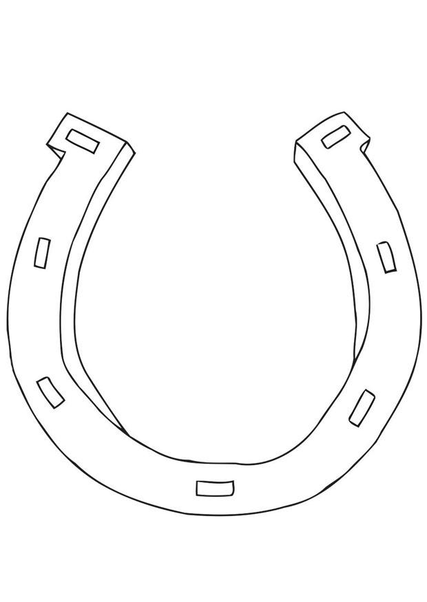 horseshoe Coloring page horseshoe