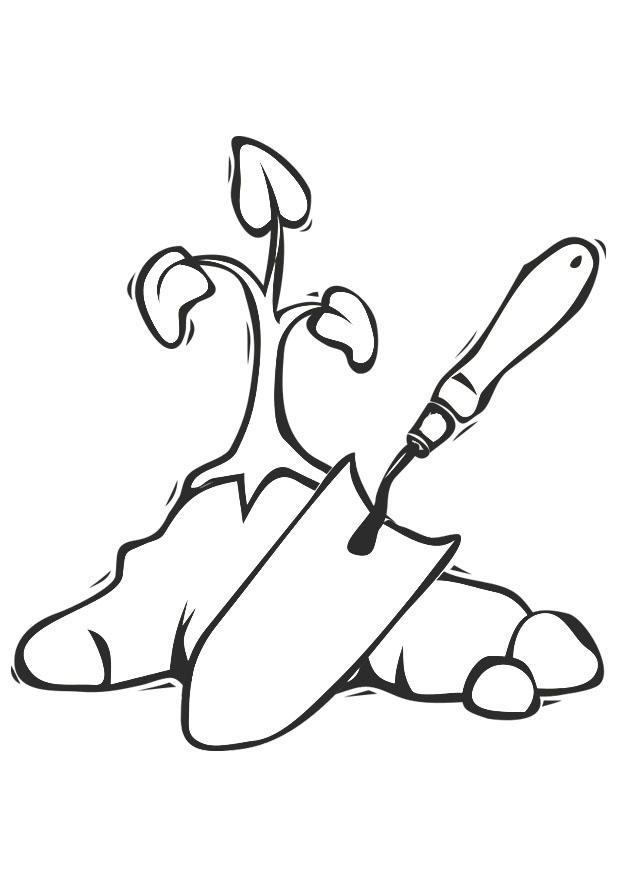 planting a tree Coloring page planting a tree
